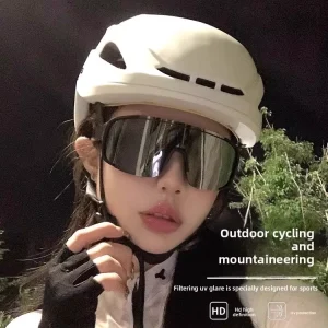 Day and Night UV Protection Windproof Reflective Color-changing Cycling and Skiing Goggles for Men and Women Large Face