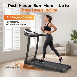 Dc Motor Led Screen 100kg Capacity Exercise Foldable Electric Home Fitness Incline Walking Treadmills Machine