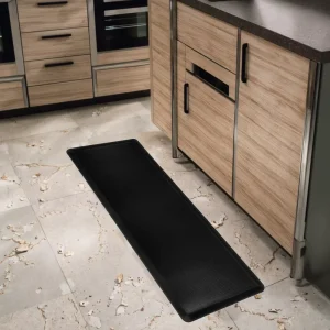 Decorative PU Foam Non-Slip Anti-Fatigue Floor Mat for Office or Kitchen PET Friendly 1 Inch Thick