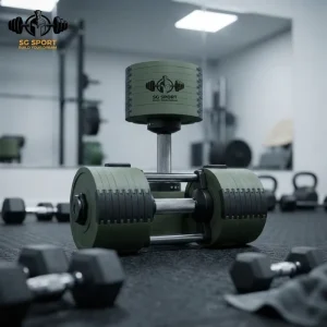 Detachable Adjustable 100LB Dumbbell Set for Home and Commercial Strength Training