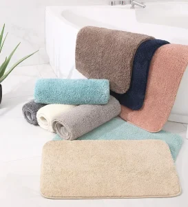 Diamond Effect Kitchen Floor Mat Wipe-Clean Dirt-Proof Doormat for Entryways
