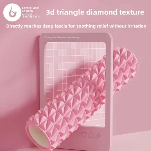 Diamond Second-Generation Yoga Block Hollow-Type Massage Roller, EVA Foam, Portable, for Pilates