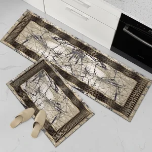 Diatom Mud Absorbent Non-Slip Rubber-Backed Quick-Dry Floor Mat for Kitchen Sink Entryway or Laundry