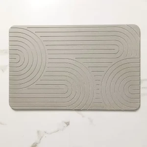 Diatomaceous Earth Non-Slip Rug for Home Hotel Bathroom Kitchen, Blank or Customizable