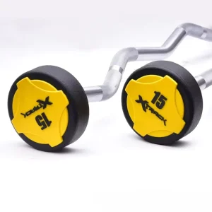 Different-Weight Fixed Barbell Set, Straight and Curl, CPU Barbell