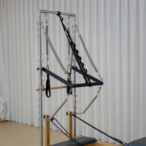 Direct Factory Multi-layer Solid Wood Pilates Reformer with Half Tower and Complete Accessories