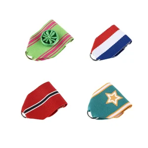 Directly Supplied Manufacturer’s Colorful 45*35mm Medal Qualification Badge Fitness Safety Ribbon