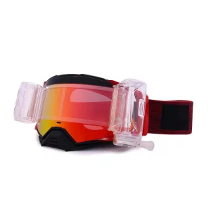 Dirt Bike Motorcycle Glasses UV Protection MX Goggles Roll Off Tear Off Motocross Goggles Sports Motorbike Goggle