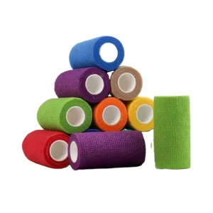 Disposable Eco-friendly Non-woven Fabric Cohesive Bandage Jumbo Roll for Sport