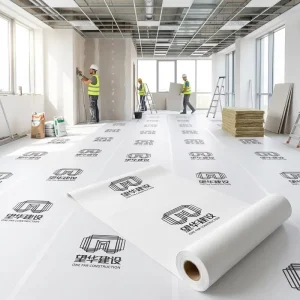 Disposable Floorguard Floor Protection Mat Dustproof for Residential Construction