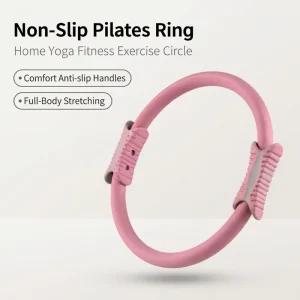 Double-Handle Magic Circle Pilates Ring for Home Yoga Training