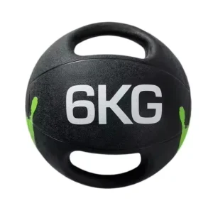 Double Handle Medicine Ball Weighted Fitness Ball Strength Training Core Workout Gym Equipment for Home and Commercial Use