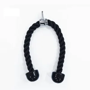 Double-Headed Nylon Rope Triceps Pull Rope for Cable Machine Home Gym