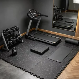 Double-Layer EVA Rubber Puzzle Mat, Interlocking Foam Floor Mat, Shock-Absorbent, Non-Toxic