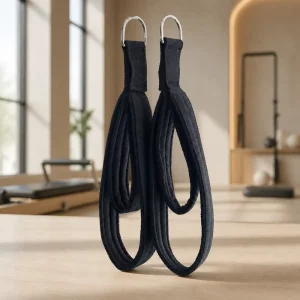 Double Loop Padded Pilates Reformer Strap for Yoga Stretching