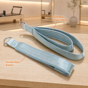 Double Loop Pilates Straps for Reformer Machine Core Training
