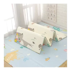 Double-Sided Printed Foldable Baby Play Gym Mat