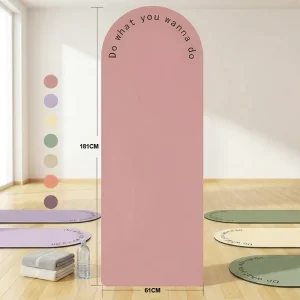 Double-Sided TPE 5mm Pilates Mat Dual-Color Non-Slip Water-Resistant Washable Custom Color Logo