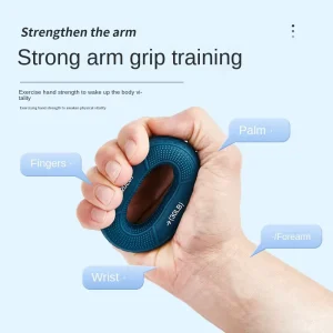 Double Strength Silicone Fitness Ring Sports Hand Grip Equipment for Finger Activity Strength Training and Rehabilitation