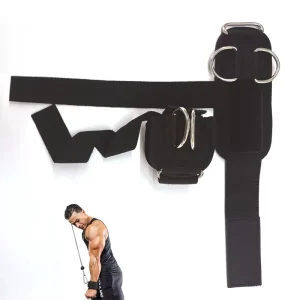 Dowel Lifting Straps with D-Rings for Weightlifting, Gymnastics, CrossFit, and Powerlifting