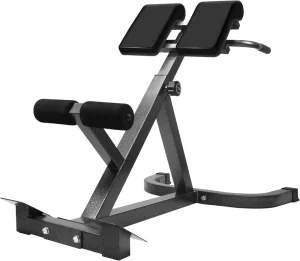 Dual Adjustable Steel Hyperextension Bench Roman Chair for Home Gym