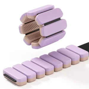 Dual-Color Eco-Friendly Silicone Wrist Weights Adjustable Wearable Weights for Fitness Training