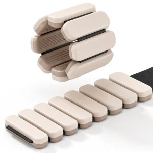 Dual-Color Silicone Wristband Weights for Fitness Training