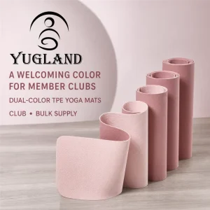 Dual-Color TPE Yoga Mat, Anti-Tear, Non-Slip Exercise Pad for Gym
