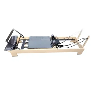 Dual Use Home & Gym Beech Wood Pilates Reformer Microfiber Leather Cushion Available
