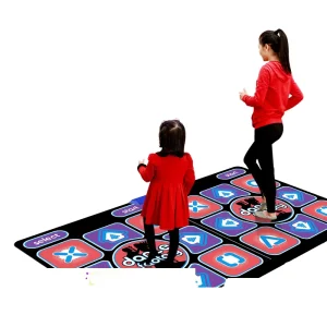Dual-User Electronic Music Dance Mat for Adults and Kids, Non-Slip, USB Interface, Portable