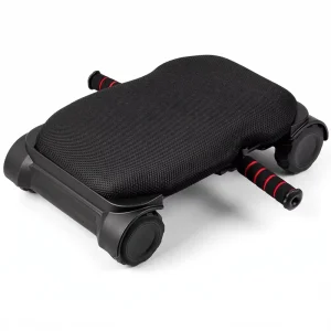 Dual-Wheel Ab Roller with Cushioned Support and Anti-Slip Handles for Core Training