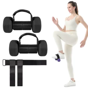 Dumbbell Foot Attachment with Adjustable Ankle Strap for Leg Exercises