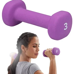 Dumbbell Hand Weight Sold Singles Non Slip Neoprene Coated Exercise Fitness Home Gym Workouts Strength Training