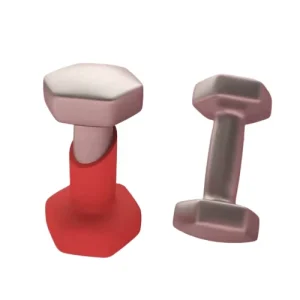Dumbbell Set 2kg-10kg Soft Grip Hex Dumbbells for Pilates Yoga Fitness Workout