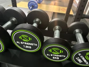 Dumbbell Set Fitness Commercial Gym Equipment Custom Logo Rubber Dumbbells for Weightlifting Dumbbells