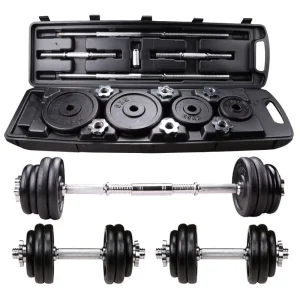 Dumbbell Sets Barbell 50 KG Free Weights Fitness Dumbbells Set