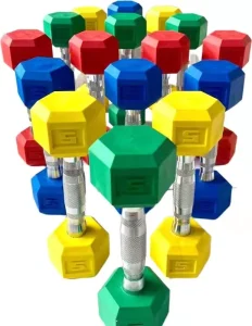 Dumbbells for Gym Weights Dumbbells Set Hexagon Dumbbell