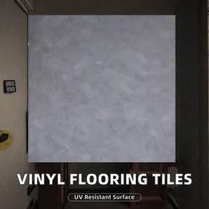 Durable 6 mm Thick Eco Friendly Anti Slip PVC Flooring Tiles with Wide Plank UV Protection Click Lock and Waterproof Design