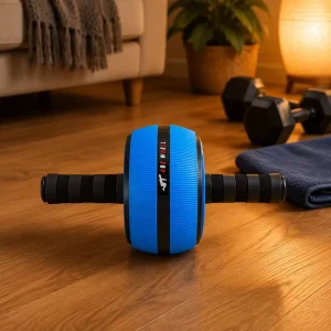 Durable Ab Wheel Roller PP+Steel Pipe Abdominal Exercise Equipment for Core Workout