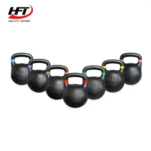 Durable Color-Ring Cast Iron Competition Kettlebell Sets