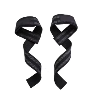 Durable Custom Logo Fitness Accessories Cotton and Nylon Gym Wrist Straps with Custom Size and Color for Racing