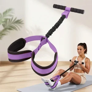 Durable Fabric Damage-resistant Sit-up Assisted Foot Pedal Resistance Band Exercises