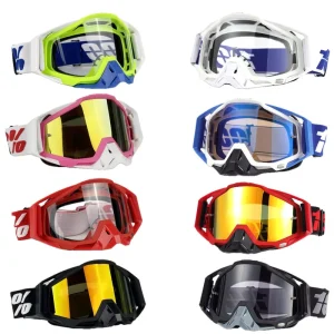 Durable Outdoor Cycling Motorcycle Goggles for Sports Ski Beach Motocross Tear Offs Film Exchangeable Custom Logo