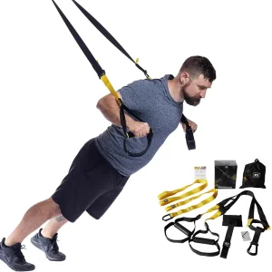 Durable P3 Pull Rope Double Strap Waist Suspension Trainer Bodyweight Training Straps