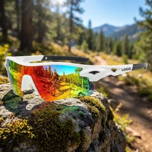 Durable PC Frame Cycling Glasses UV400 Protection Sports Sunglasses Adults Outdoor Goggles