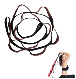 Durable Polyester Cotton Exercise Gym Waist and Leg Yoga Rope Resistance Set Unisex Fitness Strap Ballet Belt