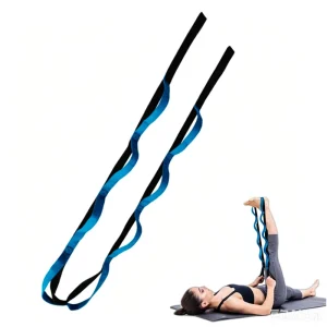 Durable Polyester Cotton Yoga Strength Training Rope Loops Daisy Chain Climbing Strap 2.5x200cm Custom Color