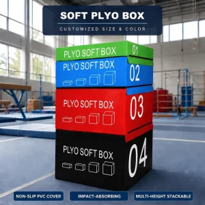 Durable Soft Foam Plyo Boxes Gymnastic Equipment 4 in 1 Jumping Box for Fitness Training