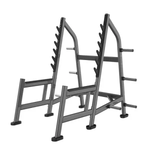 Durable Steel Bodybuilding Machine Commercial Squat Rack for Strength Training Safety Feature