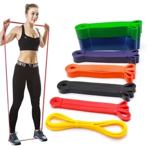 Durable TPE Elastic Fitness Hip Band 15-175 LBS